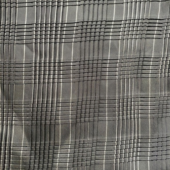 Alexander Wang Gray Plaid Pleated Dress - Picture 4 of 8